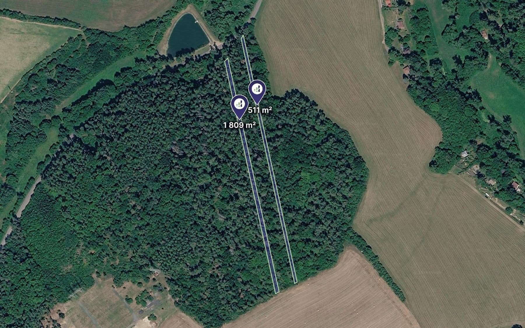 Predaj pozemku 3.320 m², Bratronice, Středočeský kraj Predaj pozemku 3.320 m², Bratronice, Středočeský kraj