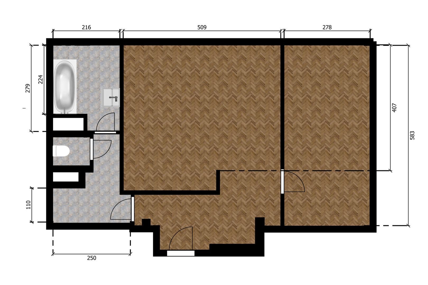 Prenájom bytu 2-izbový 57 m², Černokostelecká, Praha, Praha Prenájom bytu 2-izbový 57 m², Černokostelecká, Praha, Praha