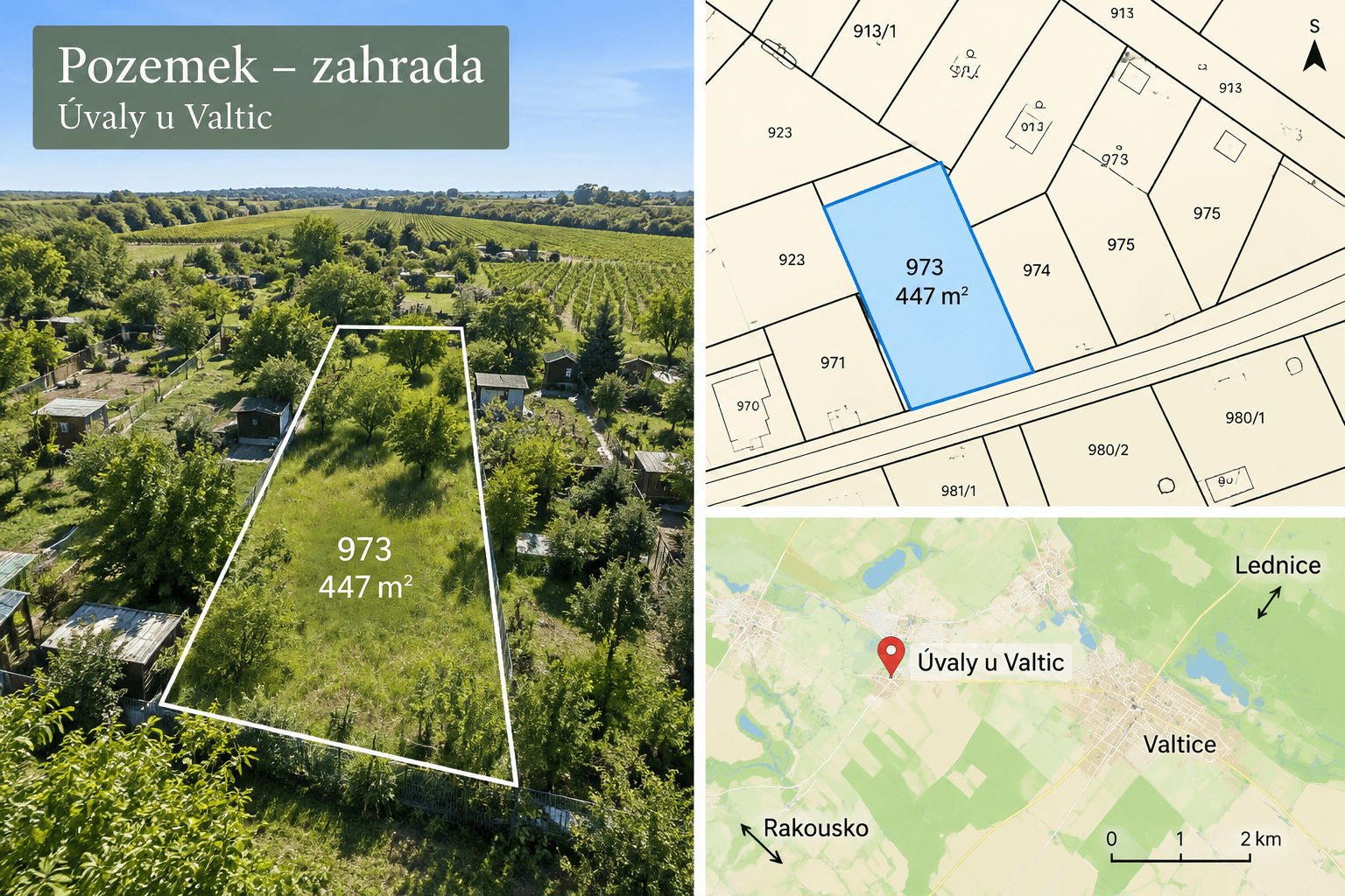 Predaj pozemku 447 m², Valtice, Jihomoravský kraj Predaj pozemku 447 m², Valtice, Jihomoravský kraj