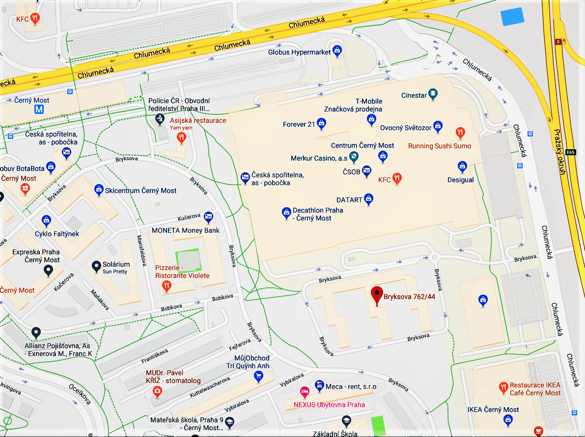 Prenájom bytu 2-izbový 39 m², Bryksova, Praha, Praha Prenájom bytu 2-izbový 39 m², Bryksova, Praha, Praha