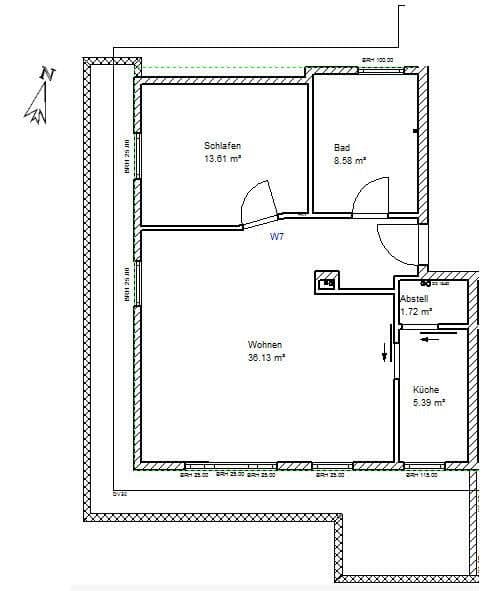 Prenájom bytu 2-izbový 72 m², Curfeßstraße 33, Aalen, Bádensko-Wurttembersko Prenájom bytu 2-izbový 72 m², Curfeßstraße 33, Aalen, Bádensko-Wurttembersko
