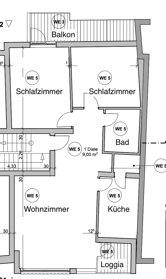 Prenájom bytu 3-izbový 87 m², Mülheimer Freiheit, Köln, Severné Porýnie - Westfálsko Prenájom bytu 3-izbový 87 m², Mülheimer Freiheit, Köln, Severné Porýnie - Westfálsko