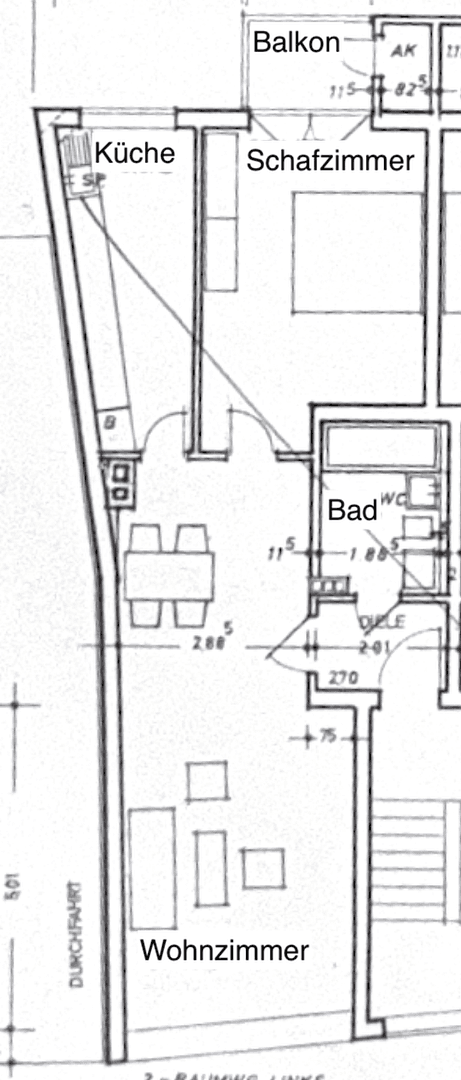 Prenájom bytu 2-izbový 65 m², Mülheimer Freiheit, Köln, Severné Porýnie - Westfálsko Prenájom bytu 2-izbový 65 m², Mülheimer Freiheit, Köln, Severné Porýnie - Westfálsko
