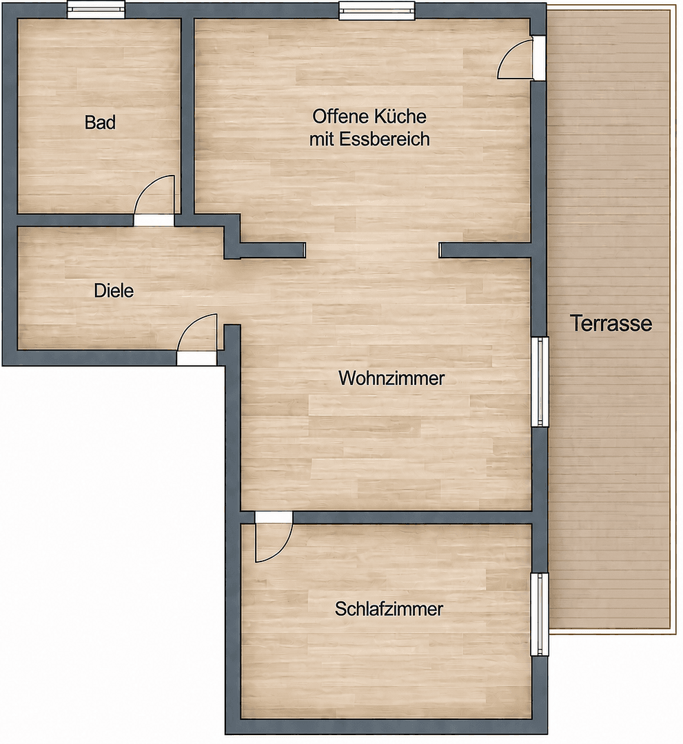 Prenájom bytu 3-izbový 118 m², Alpenrod, Porýnie-Falcko Prenájom bytu 3-izbový 118 m², Alpenrod, Porýnie-Falcko
