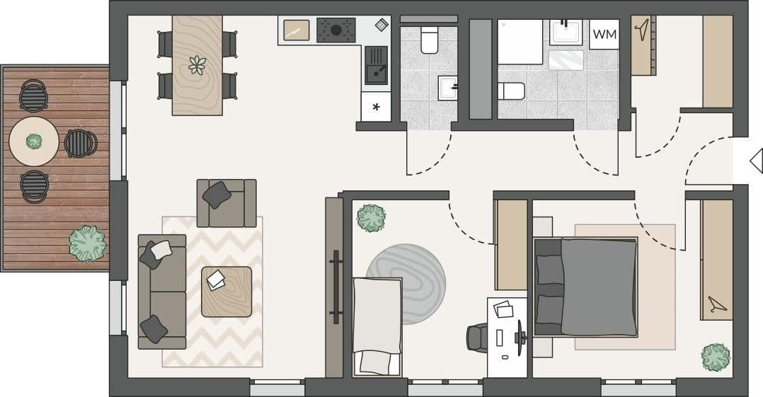 Prenájom bytu 3-izbový 85 m², Obermühlenweg 5, Murrhardt, Bádensko-Wurttembersko Prenájom bytu 3-izbový 85 m², Obermühlenweg 5, Murrhardt, Bádensko-Wurttembersko