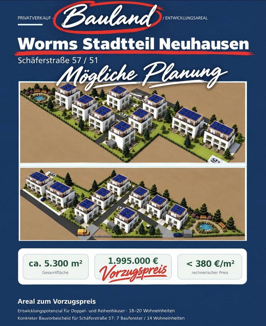 Predaj pozemku 5.271 m², Worms, Porýnie-Falcko Predaj pozemku 5.271 m², Worms, Porýnie-Falcko