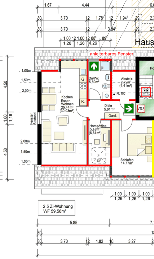 Predaj bytu 2-izbový 57 m², Kleiststraße 41, Ingolstadt, Bavorsko Predaj bytu 2-izbový 57 m², Kleiststraße 41, Ingolstadt, Bavorsko