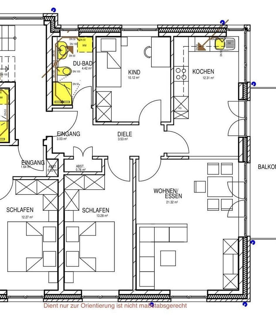 Prenájom bytu 3-izbový 80 m², Olloweg 14, Hamburg, Hamburg Prenájom bytu 3-izbový 80 m², Olloweg 14, Hamburg, Hamburg