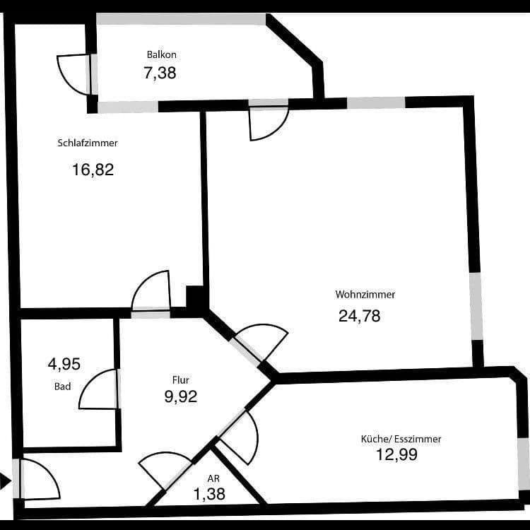Predaj bytu 2-izbový 73 m², Fürth, Bavorsko Predaj bytu 2-izbový 73 m², Fürth, Bavorsko