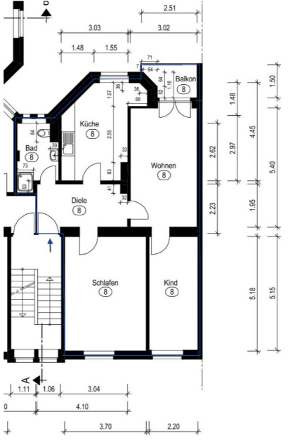 Predaj bytu 3-izbový 76 m², Düsseldorf, Severné Porýnie - Westfálsko Predaj bytu 3-izbový 76 m², Düsseldorf, Severné Porýnie - Westfálsko
