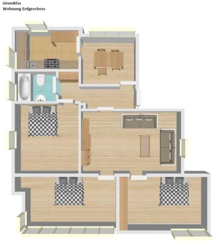 Prenájom bytu 5-izbový 118 m², Backnang, Bádensko-Wurttembersko Prenájom bytu 5-izbový 118 m², Backnang, Bádensko-Wurttembersko