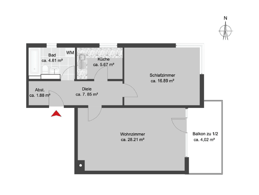 Prenájom bytu 2-izbový 70 m², Fürkhofstr. 18, München-Bogenhausen, Bavorsko Prenájom bytu 2-izbový 70 m², Fürkhofstr. 18, München-Bogenhausen, Bavorsko