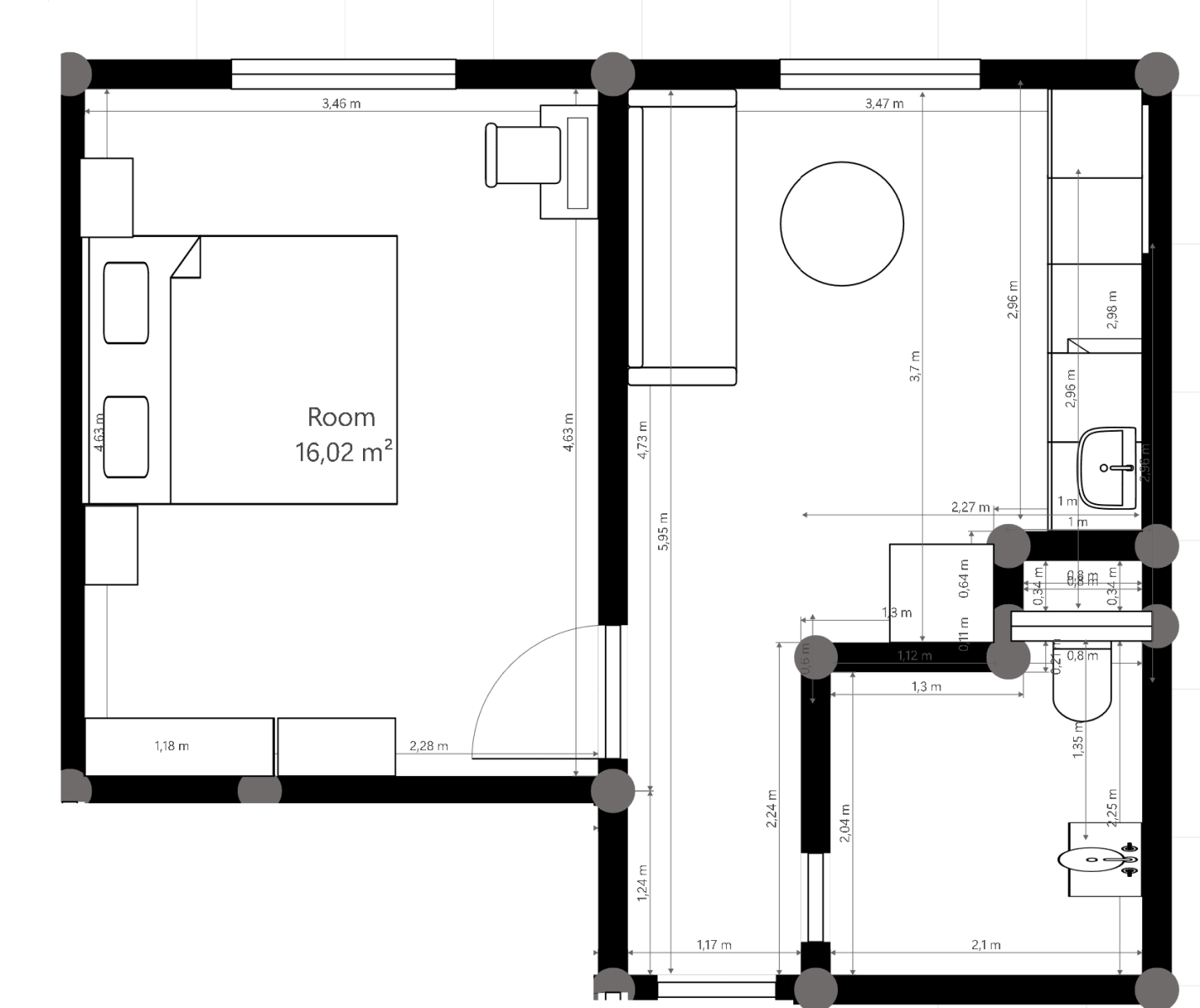 Prenájom bytu 2-izbový 37 m², Kryblická, Trutnov, Královéhradecký kraj Prenájom bytu 2-izbový 37 m², Kryblická, Trutnov, Královéhradecký kraj