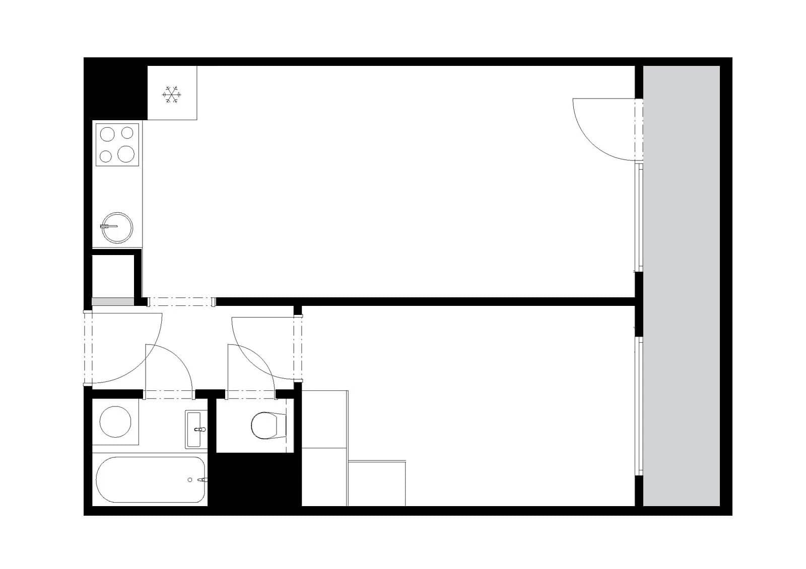 Prenájom bytu 2-izbový 45 m², Gutova, Praha, Praha Prenájom bytu 2-izbový 45 m², Gutova, Praha, Praha