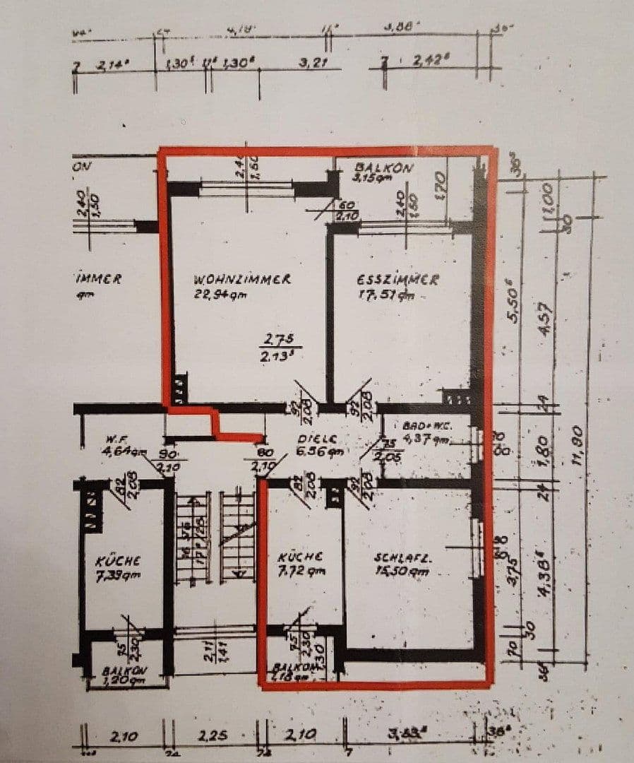 Prenájom bytu 3-izbový 81 m², Wolfenbüttlerstr 22, Hannover, Dolné Sasko Prenájom bytu 3-izbový 81 m², Wolfenbüttlerstr 22, Hannover, Dolné Sasko