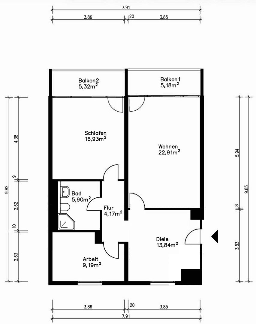 Predaj bytu 3-izbový 77 m², Regensburg, Bavorsko Predaj bytu 3-izbový 77 m², Regensburg, Bavorsko