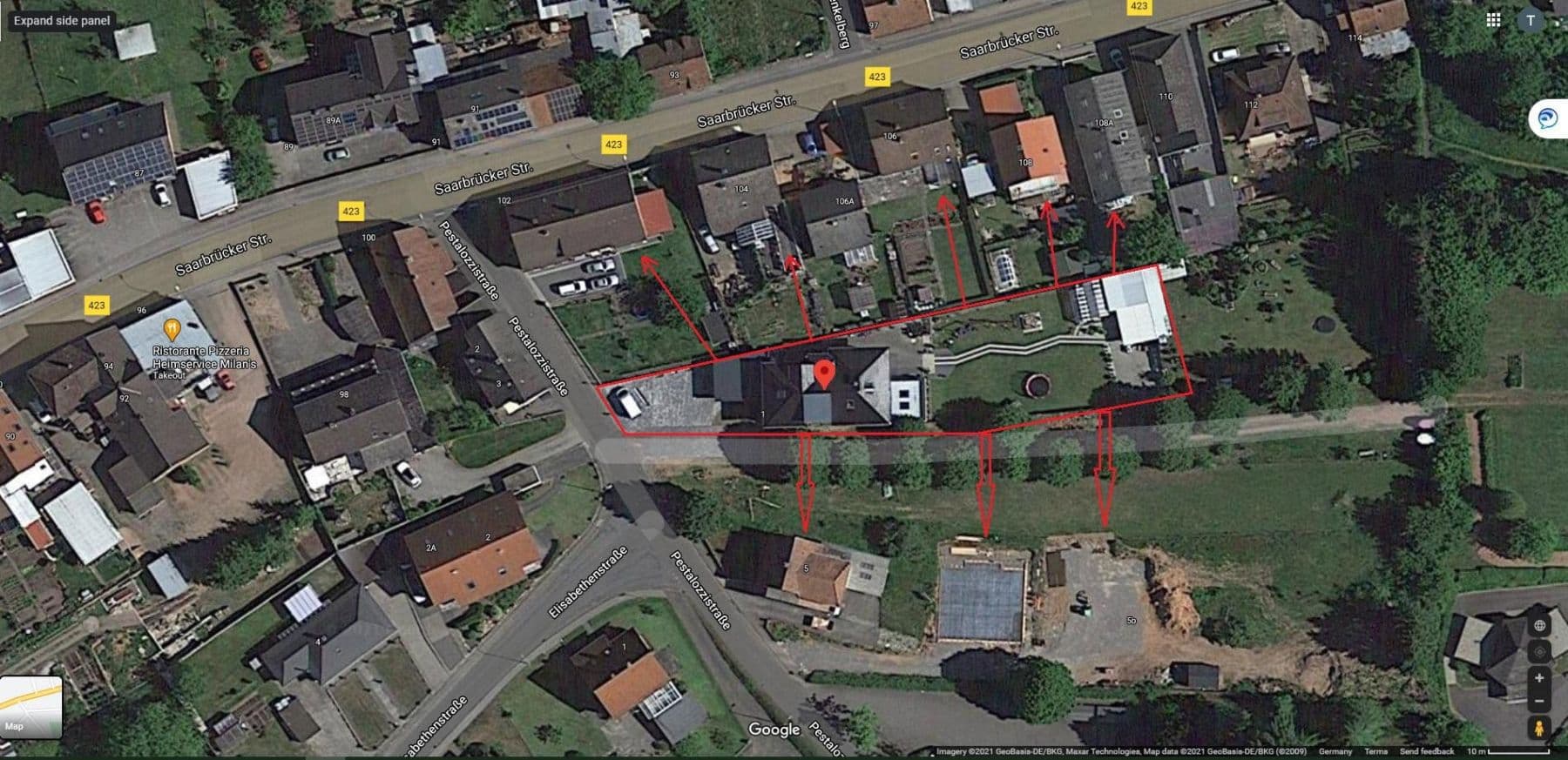Predaj domu 432 m², pozemok 1.400 m², Pestalozzistraße 1, Schönenberg-Kübelberg, Porýnie-Falcko Predaj domu 432 m², pozemok 1.400 m², Pestalozzistraße 1, Schönenberg-Kübelberg, Porýnie-Falcko