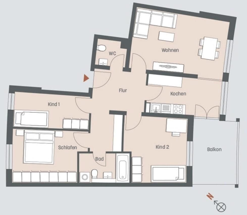 Predaj bytu 4-izbový 91 m², Rosa-Luxemburg-Platz 3, München, Bavorsko Predaj bytu 4-izbový 91 m², Rosa-Luxemburg-Platz 3, München, Bavorsko