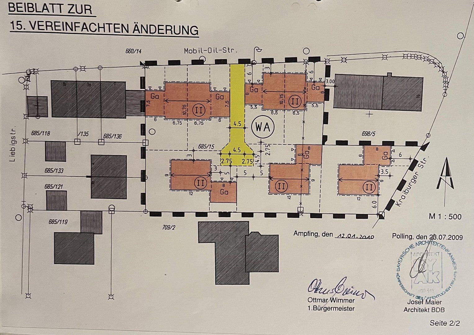 Predaj pozemku 650 m², Mobil-Oil-Straße 5, Ampfing, Bavorsko Predaj pozemku 650 m², Mobil-Oil-Straße 5, Ampfing, Bavorsko
