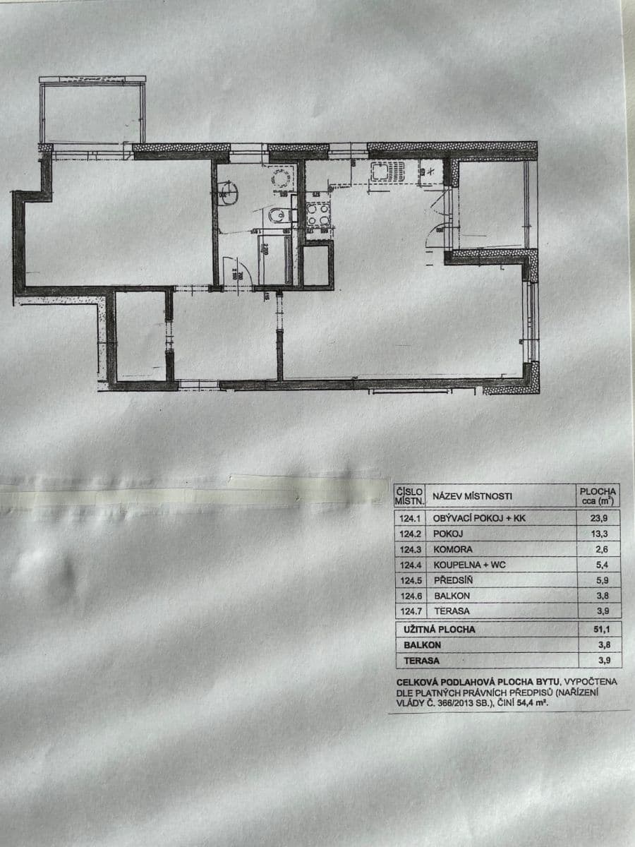 Prenájom bytu 2-izbový 51 m², Šternovská, Praha, Praha Prenájom bytu 2-izbový 51 m², Šternovská, Praha, Praha