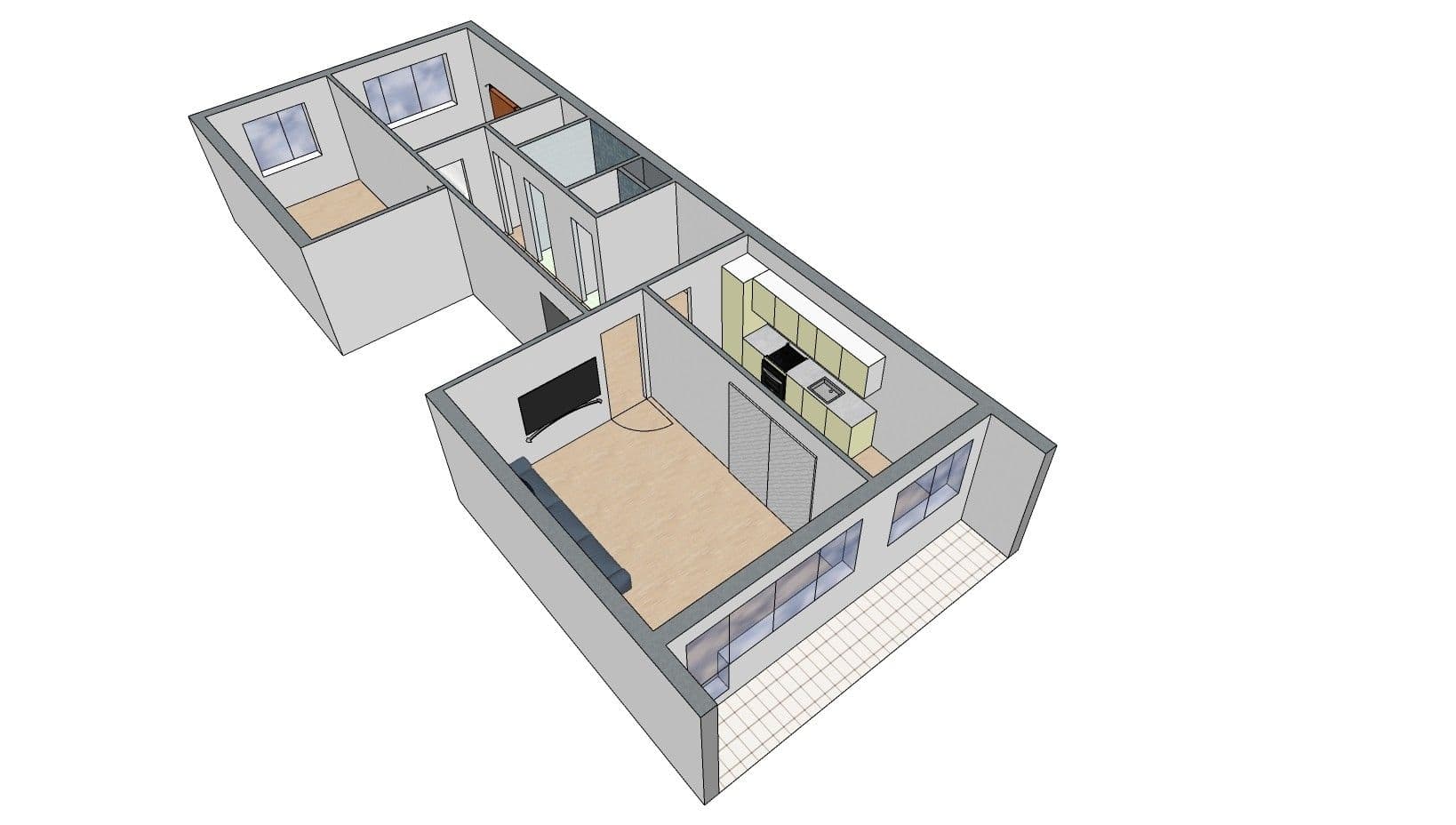 Predaj bytu 3-izbový 74 m², Kuželova, Praha, Praha Predaj bytu 3-izbový 74 m², Kuželova, Praha, Praha