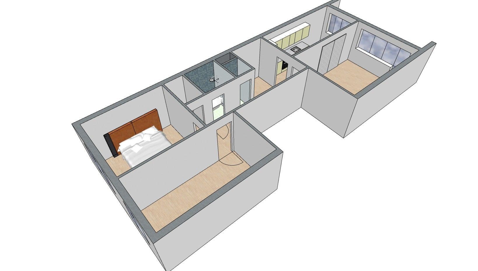 Predaj bytu 3-izbový 74 m², Kuželova, Praha, Praha Predaj bytu 3-izbový 74 m², Kuželova, Praha, Praha