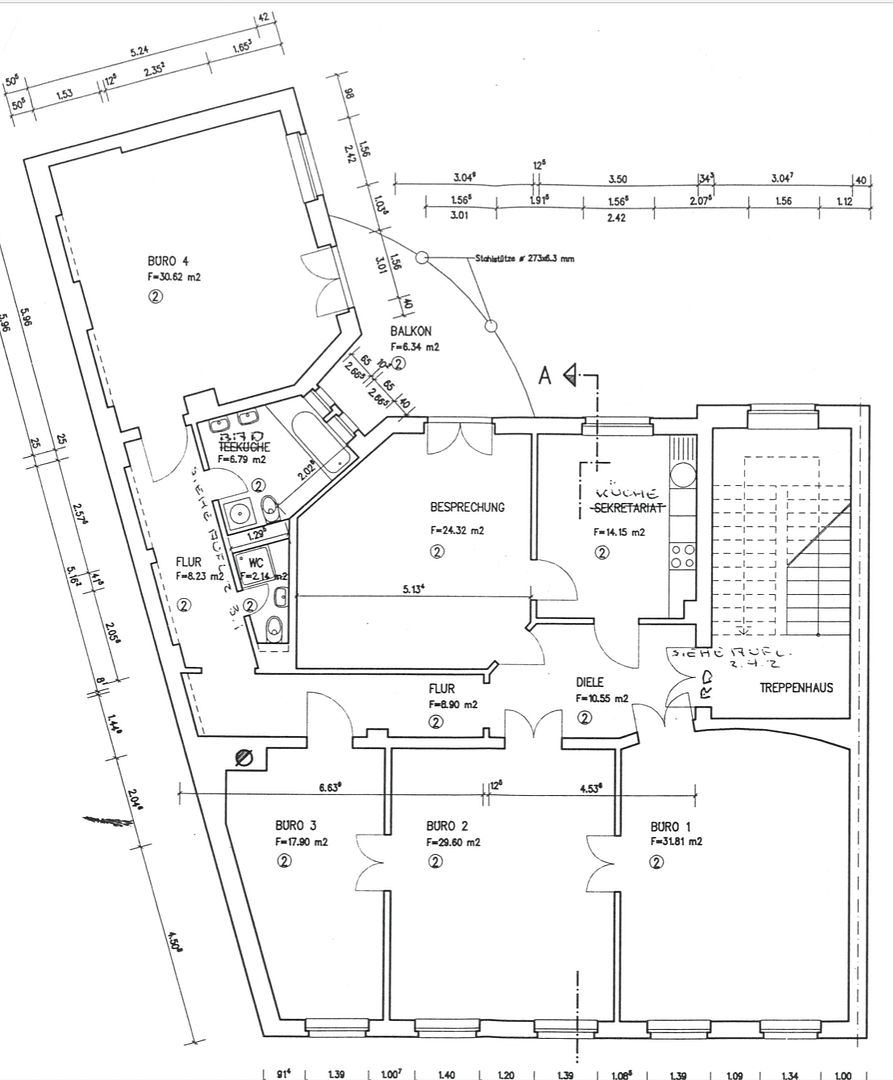 Prenájom kancelárie 202 m², Dufourstrasse 4, Leipzig, Sasko Prenájom kancelárie 202 m², Dufourstrasse 4, Leipzig, Sasko