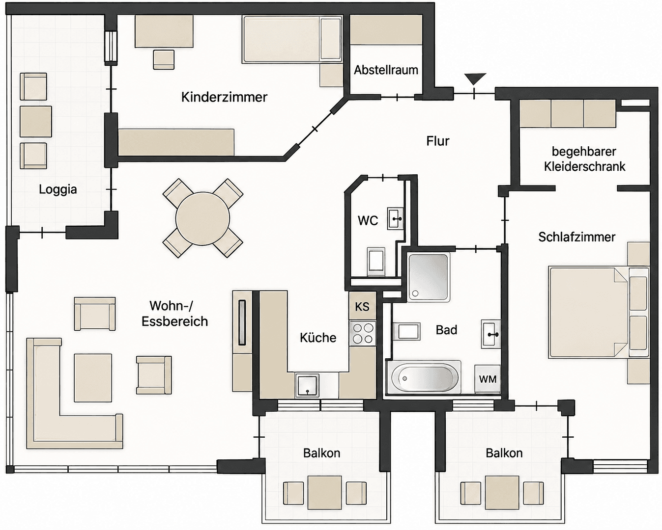 Predaj bytu 3-izbový 98 m², Leutenbach, Bádensko-Wurttembersko Predaj bytu 3-izbový 98 m², Leutenbach, Bádensko-Wurttembersko