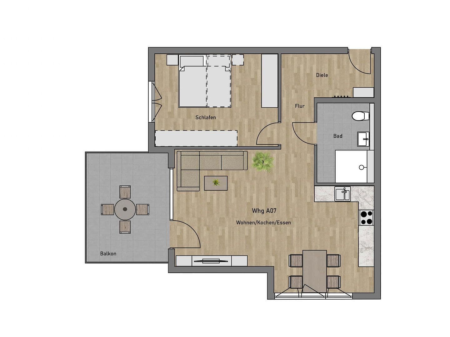 Prenájom bytu 2-izbový 71 m², Wendlinger Str. 45, Nürtingen, Bádensko-Wurttembersko Prenájom bytu 2-izbový 71 m², Wendlinger Str. 45, Nürtingen, Bádensko-Wurttembersko