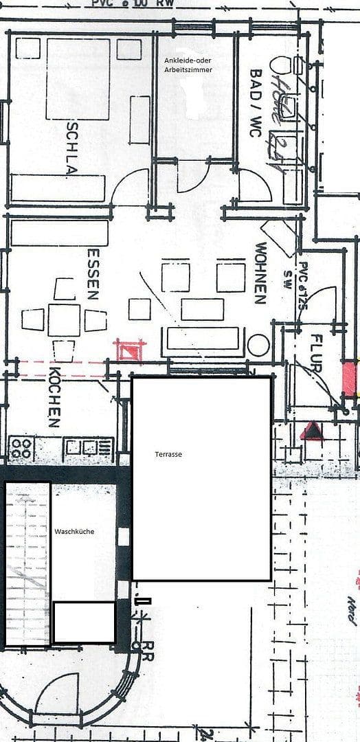 Prenájom bytu 2-izbový 68 m², Beckingen, Sársko Prenájom bytu 2-izbový 68 m², Beckingen, Sársko
