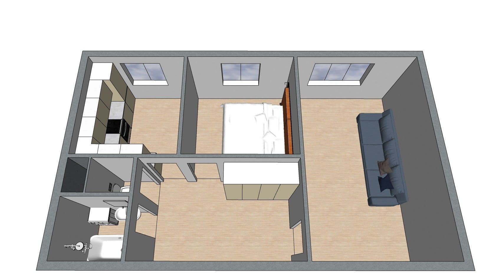 Predaj bytu 2-izbový 52 m², Tupolevova, Praha, Praha Predaj bytu 2-izbový 52 m², Tupolevova, Praha, Praha