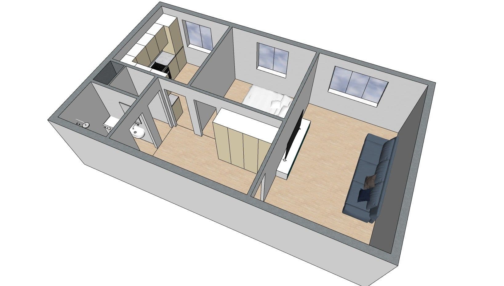 Predaj bytu 2-izbový 52 m², Tupolevova, Praha, Praha Predaj bytu 2-izbový 52 m², Tupolevova, Praha, Praha