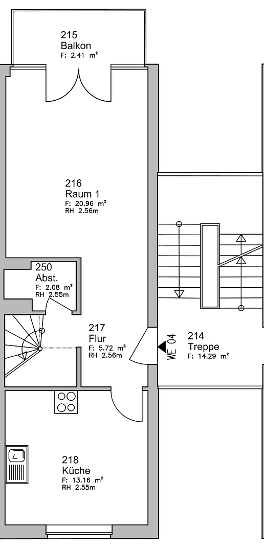 Prenájom bytu 3-izbový 84 m², Velten, Brandenbursko Prenájom bytu 3-izbový 84 m², Velten, Brandenbursko