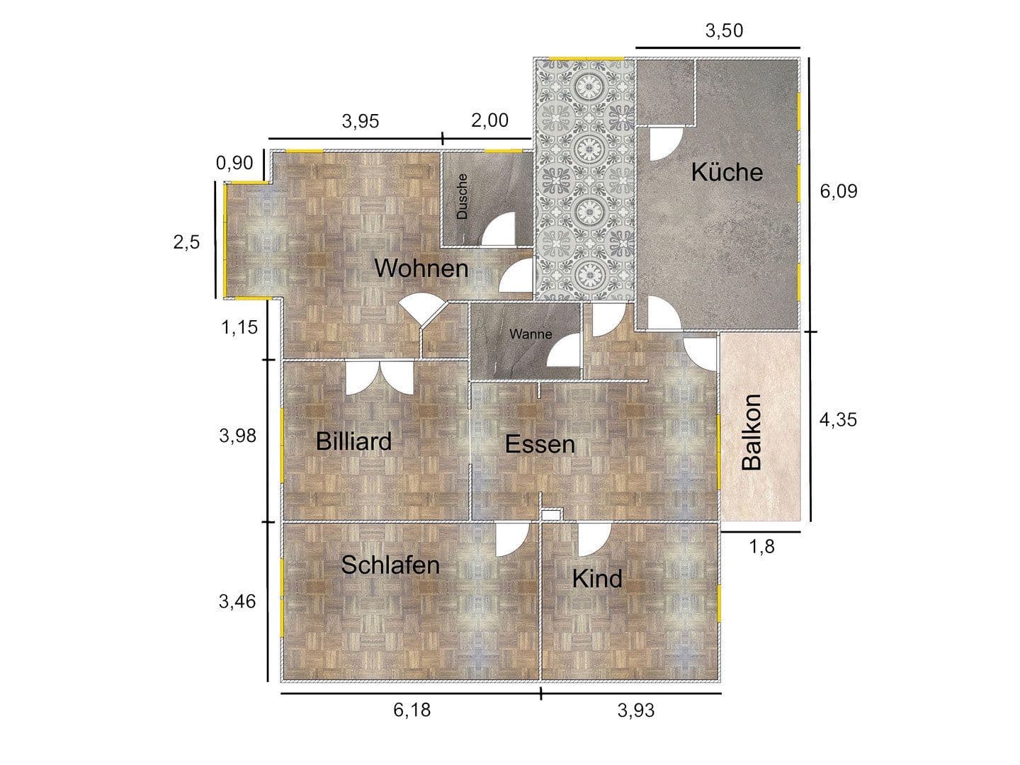 Predaj bytu 5-izbový 134 m², Auf dem Holte 34, Bochum, Severné Porýnie - Westfálsko Predaj bytu 5-izbový 134 m², Auf dem Holte 34, Bochum, Severné Porýnie - Westfálsko