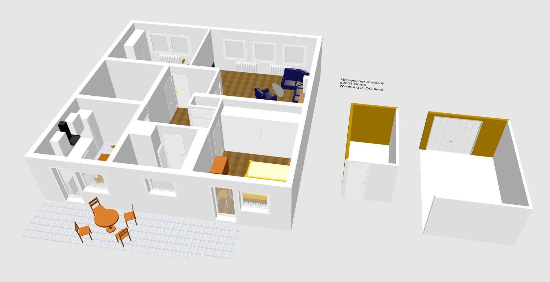 Prenájom bytu 3-izbový 87 m², Merzennicher Straße 6, Düren, Severné Porýnie - Westfálsko Prenájom bytu 3-izbový 87 m², Merzennicher Straße 6, Düren, Severné Porýnie - Westfálsko