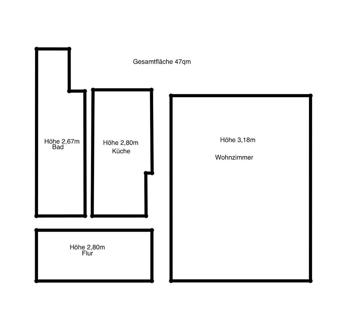 Prenájom bytu 1-izbový 46 m², Rheinstr. 52, Wiesbaden, Hesensko Prenájom bytu 1-izbový 46 m², Rheinstr. 52, Wiesbaden, Hesensko