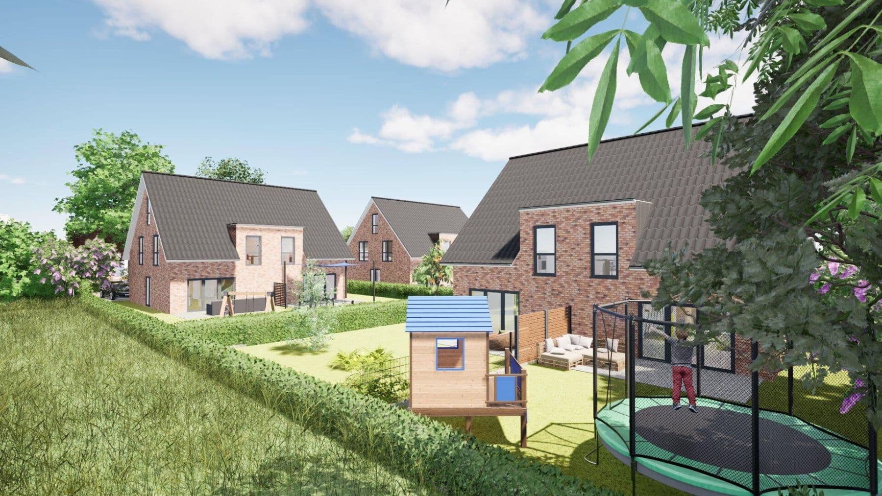 Predaj domu 127 m², pozemok 346 m², Nortorfer Straße 24, Langwedel, Šlezvicko-Holštajnsko Predaj domu 127 m², pozemok 346 m², Nortorfer Straße 24, Langwedel, Šlezvicko-Holštajnsko