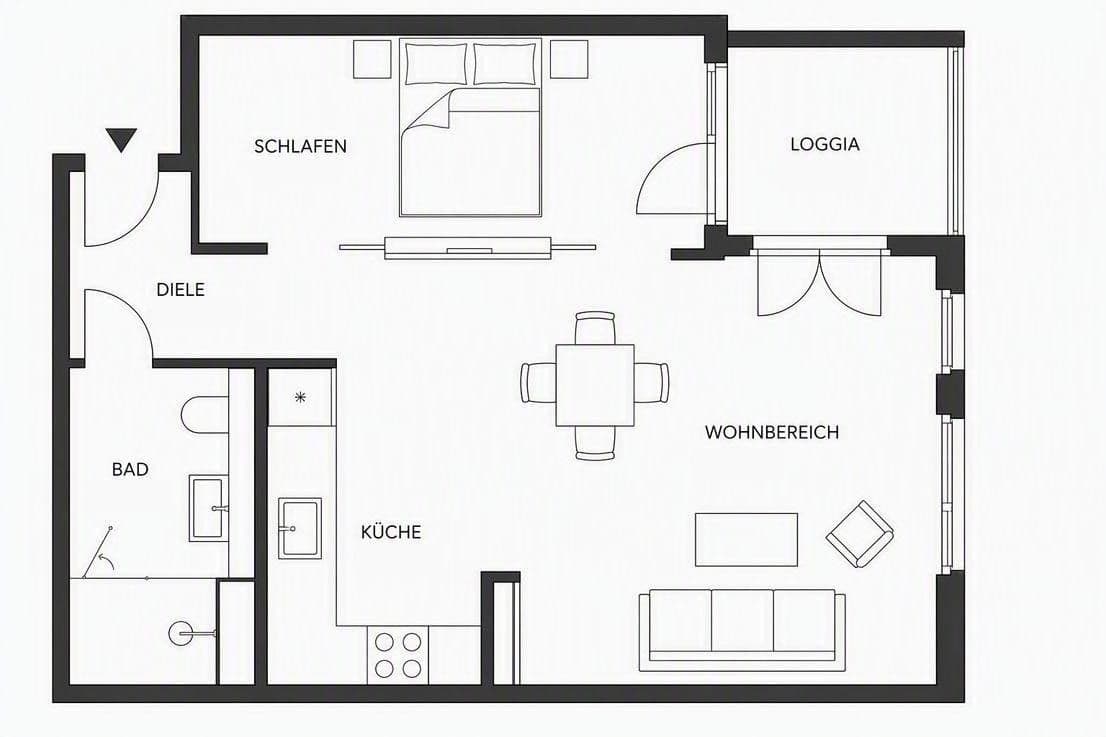 Prenájom bytu 2-izbový 46 m², Berlin, Berlín Prenájom bytu 2-izbový 46 m², Berlin, Berlín