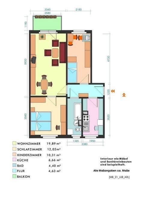 Prenájom bytu 3-izbový 60 m², Stöntzscherstraße 20, Pegau, Sasko Prenájom bytu 3-izbový 60 m², Stöntzscherstraße 20, Pegau, Sasko