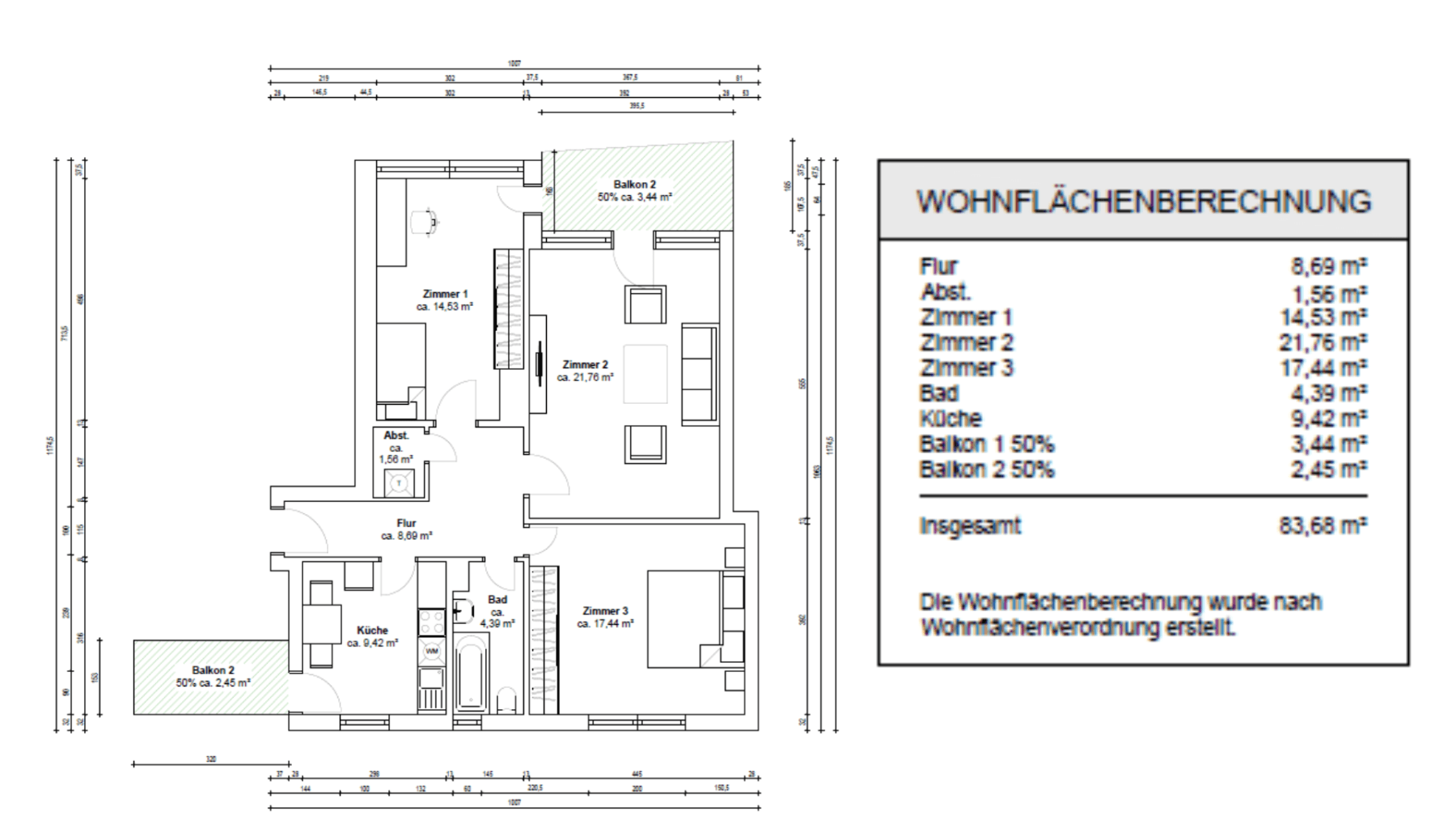 Predaj bytu 3-izbový 84 m², Gartenstr. 32, Karlsruhe, Bádensko-Wurttembersko Predaj bytu 3-izbový 84 m², Gartenstr. 32, Karlsruhe, Bádensko-Wurttembersko