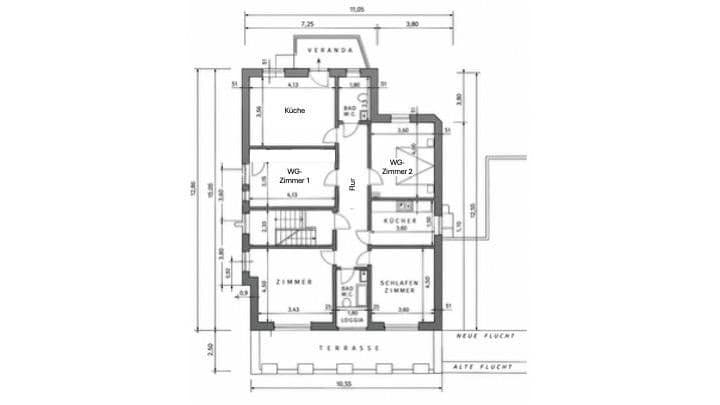 Prenájom bytu 2-izbový 59 m², Heinrichstraße 96, Darmstadt, Hesensko Prenájom bytu 2-izbový 59 m², Heinrichstraße 96, Darmstadt, Hesensko