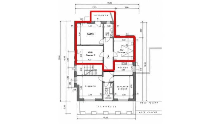 Prenájom bytu 2-izbový 59 m², Heinrichstraße 96, Darmstadt, Hesensko Prenájom bytu 2-izbový 59 m², Heinrichstraße 96, Darmstadt, Hesensko