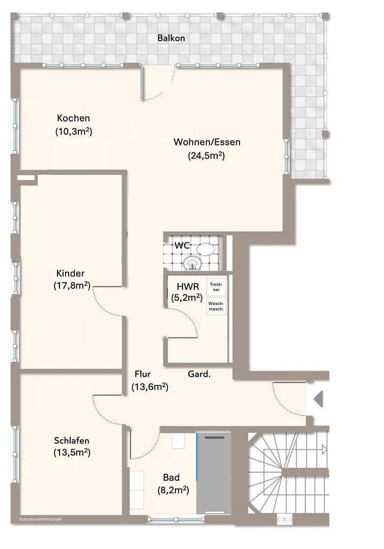 Predaj bytu 3-izbový 104 m², Sankt-Mang-Weg 2, Schwangau, Bavorsko Predaj bytu 3-izbový 104 m², Sankt-Mang-Weg 2, Schwangau, Bavorsko