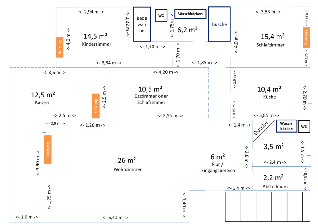 Predaj bytu 4-izbový 107 m², An der Zeche Heinrich 11, Essen, Severné Porýnie - Westfálsko Predaj bytu 4-izbový 107 m², An der Zeche Heinrich 11, Essen, Severné Porýnie - Westfálsko