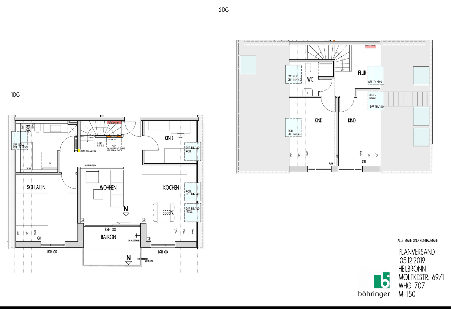 Prenájom bytu 5-izbový 102 m², Moltkestraße 69/1, Heilbronn, Bádensko-Wurttembersko Prenájom bytu 5-izbový 102 m², Moltkestraße 69/1, Heilbronn, Bádensko-Wurttembersko