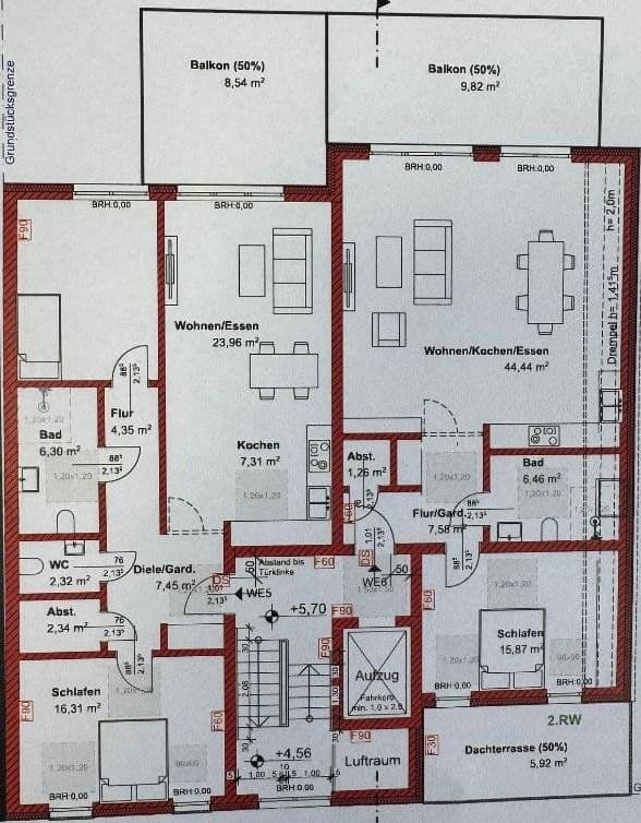 Prenájom bytu 3-izbový 95 m², Möllhoven 45, Essen, Severné Porýnie - Westfálsko Prenájom bytu 3-izbový 95 m², Möllhoven 45, Essen, Severné Porýnie - Westfálsko