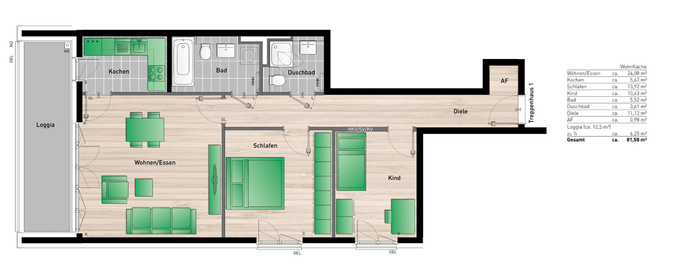 Predaj bytu 3-izbový 82 m², München, Bavorsko Predaj bytu 3-izbový 82 m², München, Bavorsko