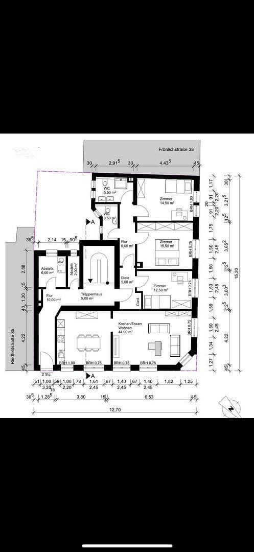 Predaj bytu 5-izbový 120 m², Mannheim, Bádensko-Wurttembersko Predaj bytu 5-izbový 120 m², Mannheim, Bádensko-Wurttembersko