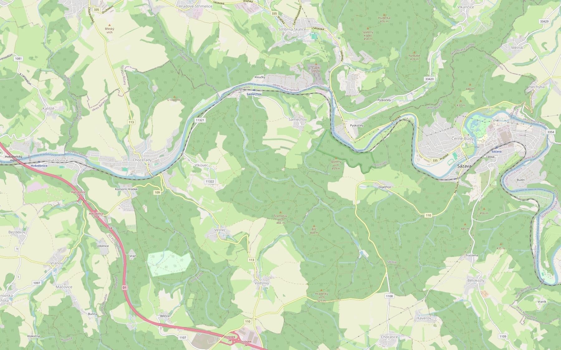 Predaj pozemku 1.559 m², Chocerady, Středočeský kraj Predaj pozemku 1.559 m², Chocerady, Středočeský kraj