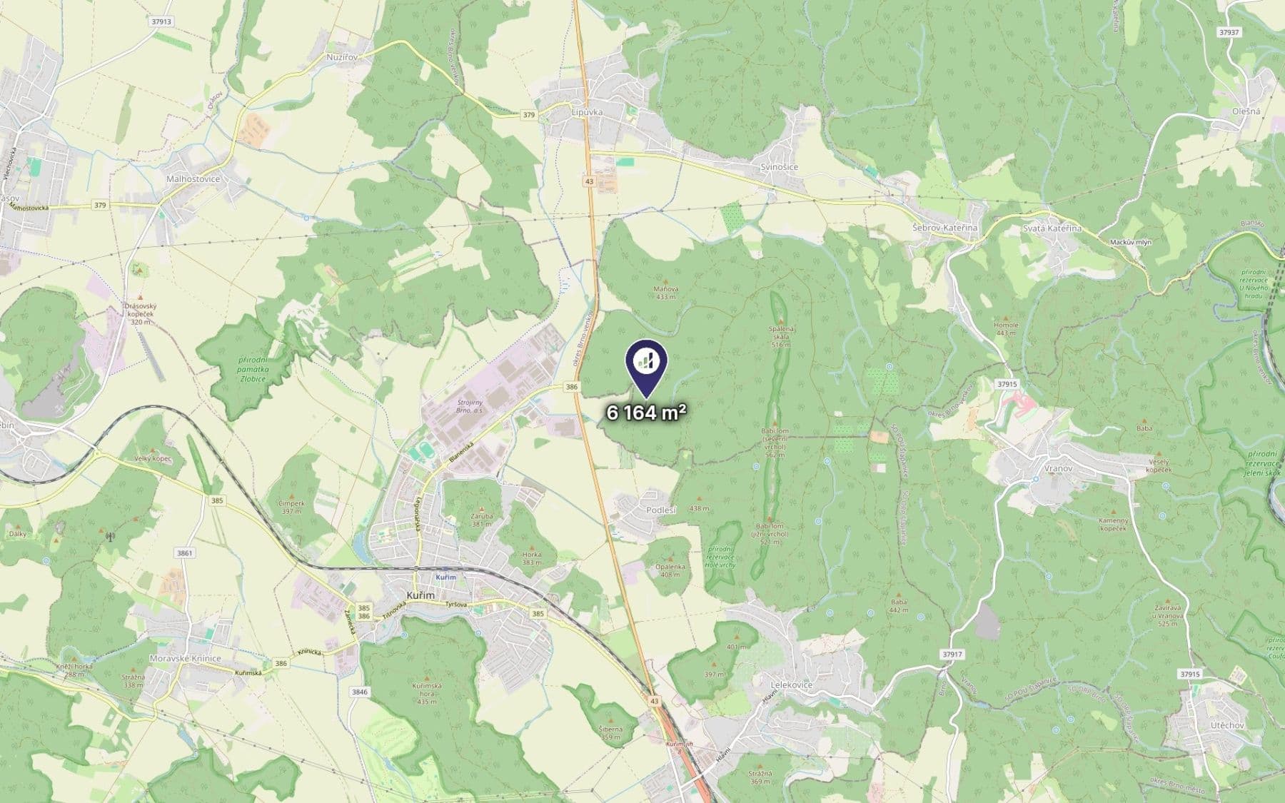 Predaj pozemku 771 m², Svinošice, Jihomoravský kraj Predaj pozemku 771 m², Svinošice, Jihomoravský kraj